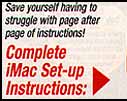 Complete iMac Set-up Instructions: