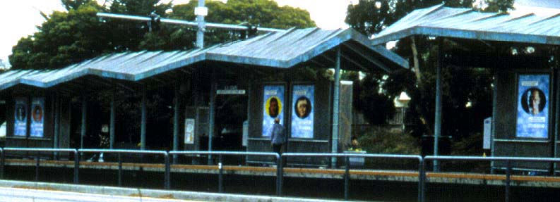 Installation on SFSU Streetcar Platform