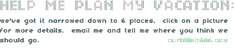 help me plan my vacation