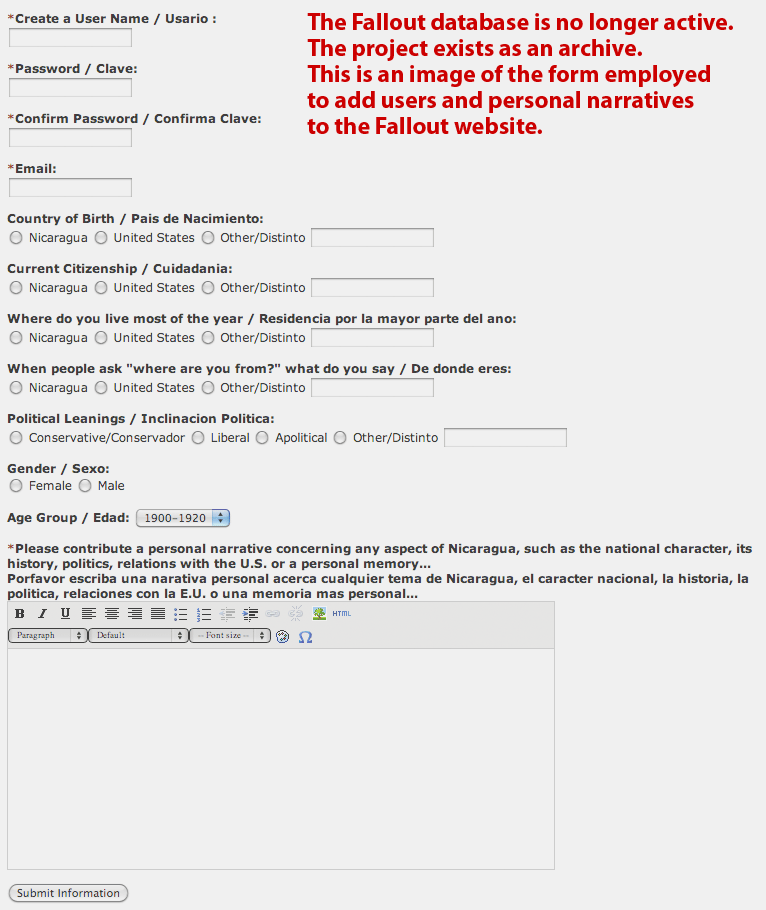 image of registration form